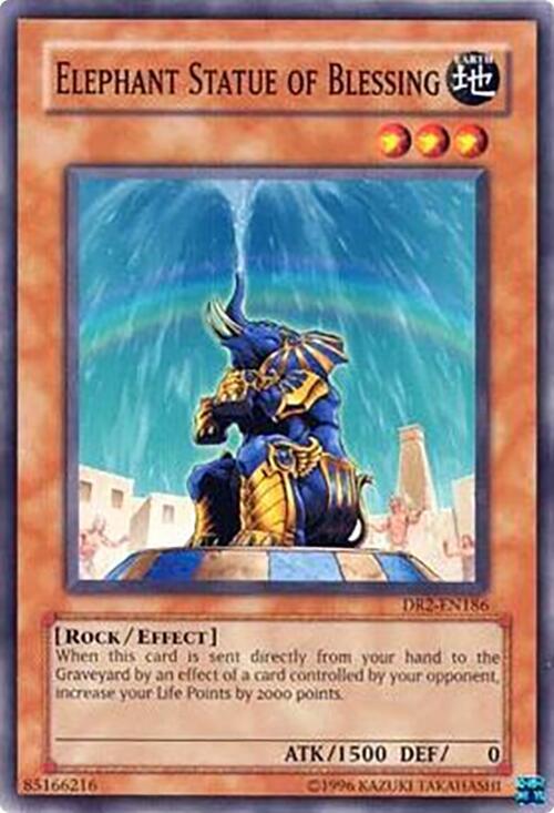 Elephant Statue of Blessing DR2-EN186 card from Dark Revelation Volume 2