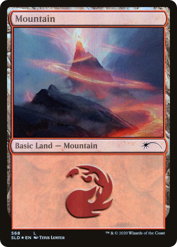 Mountain 568 card from Secret Lair Drop Series