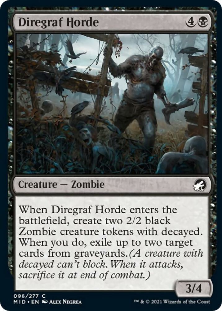 Diregraf Horde 96 card from Innistrad: Midnight Hunt