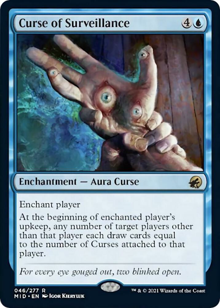 Curse of Surveillance 46 card from Innistrad: Midnight Hunt