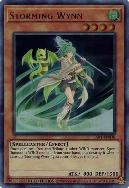 Storming Wynn LART-EN038 card from The Lost Art Promotion