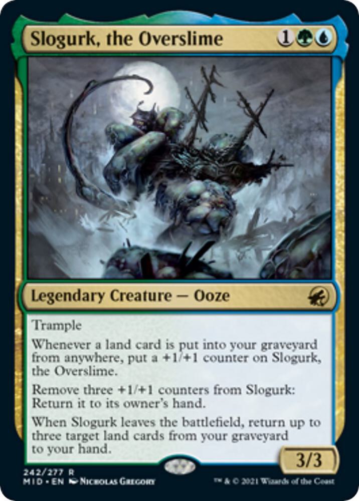 Slogurk, the Overslime 242 card from Innistrad: Midnight Hunt