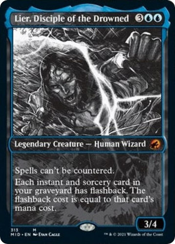 Lier, Disciple of the Drowned (Showcase) 313 card from Innistrad: Midnight Hunt