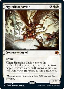 Sigardian Savior 34 card from Innistrad: Midnight Hunt