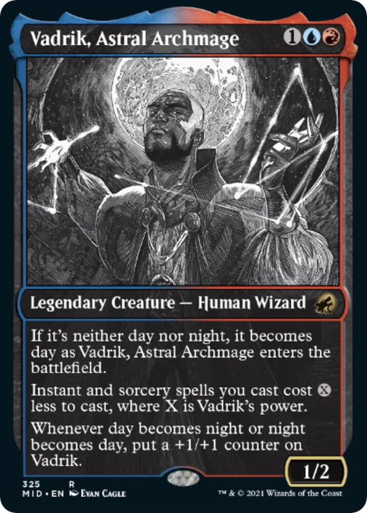 Vadrik, Astral Archmage (Showcase) 325 card from Innistrad: Midnight Hunt