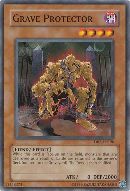 Grave Protector DR2-EN190 card from Dark Revelation Volume 2