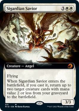 Sigardian Savior (Extended Art) 331 card from Innistrad: Midnight Hunt