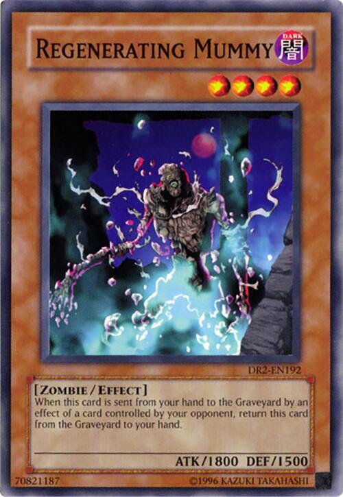 Regenerating Mummy DR2-EN192 card from Dark Revelation Volume 2