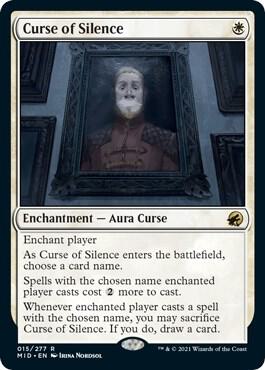 Curse of Silence 15 card from Innistrad: Midnight Hunt