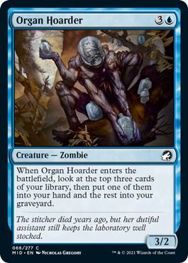 Organ Hoarder 66 card from Innistrad: Midnight Hunt