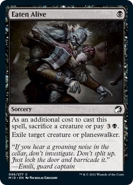 Eaten Alive 99 card from Innistrad: Midnight Hunt