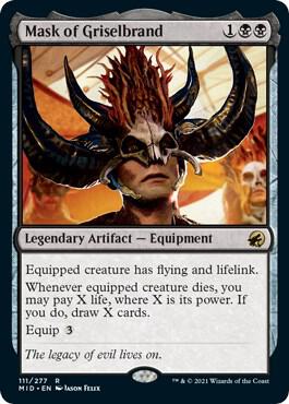 Mask of Griselbrand 111 card from Innistrad: Midnight Hunt