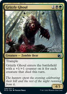 Grizzly Ghoul 226 card from Innistrad: Midnight Hunt
