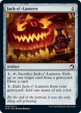 Jack-o'-Lantern 254 card from Innistrad: Midnight Hunt