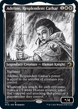 Adeline, Resplendent Cathar (Showcase) 312 card from Innistrad: Midnight Hunt