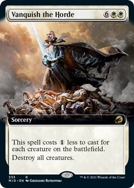 Vanquish the Horde (Extended Art) 333 card from Innistrad: Midnight Hunt