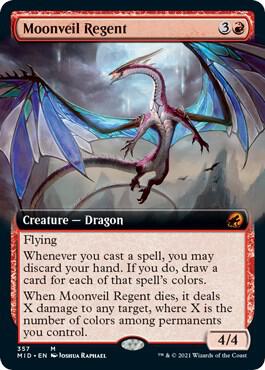 Moonveil Regent (Extended Art) 357 card from Innistrad: Midnight Hunt