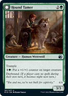 Hound Tamer 187 card from Innistrad: Midnight Hunt