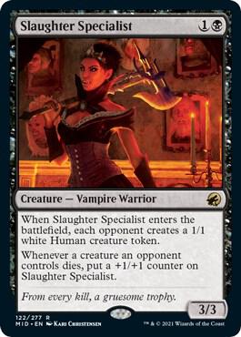 Slaughter Specialist 122 card from Innistrad: Midnight Hunt