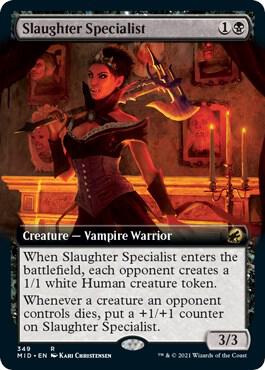 Slaughter Specialist (Extended Art) 349 card from Innistrad: Midnight Hunt