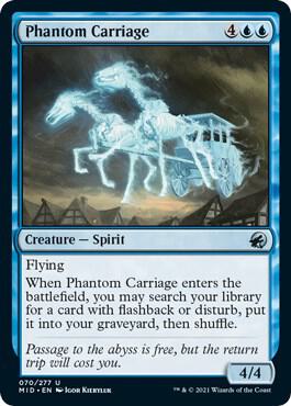 Phantom Carriage 70 card from Innistrad: Midnight Hunt
