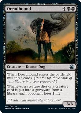 Dreadhound 97 card from Innistrad: Midnight Hunt