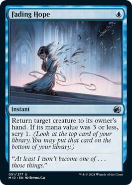 Fading Hope 51 card from Innistrad: Midnight Hunt