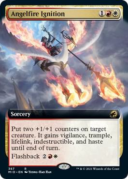 Angelfire Ignition (Extended Art) 367 card from Innistrad: Midnight Hunt