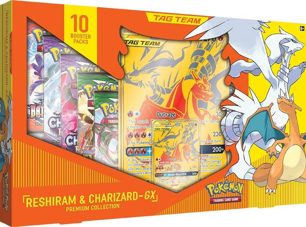 Reshiram & Charizard GX Premium Collection card from Miscellaneous Cards & Products