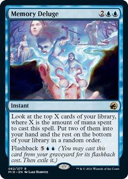 Memory Deluge 62 card from Innistrad: Midnight Hunt