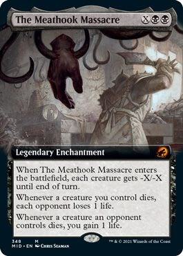 The Meathook Massacre (Extended Art) 348 card from Innistrad: Midnight Hunt