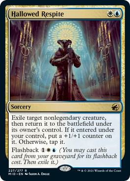 Hallowed Respite 227 card from Innistrad: Midnight Hunt