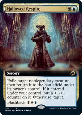 Hallowed Respite (Extended Art) 373 card from Innistrad: Midnight Hunt