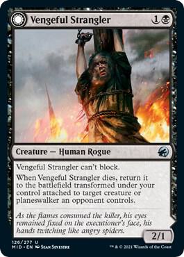 Vengeful Strangler 126 card from Innistrad: Midnight Hunt