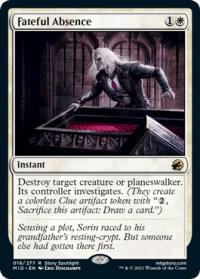 Fateful Absence 18 card from Innistrad: Midnight Hunt