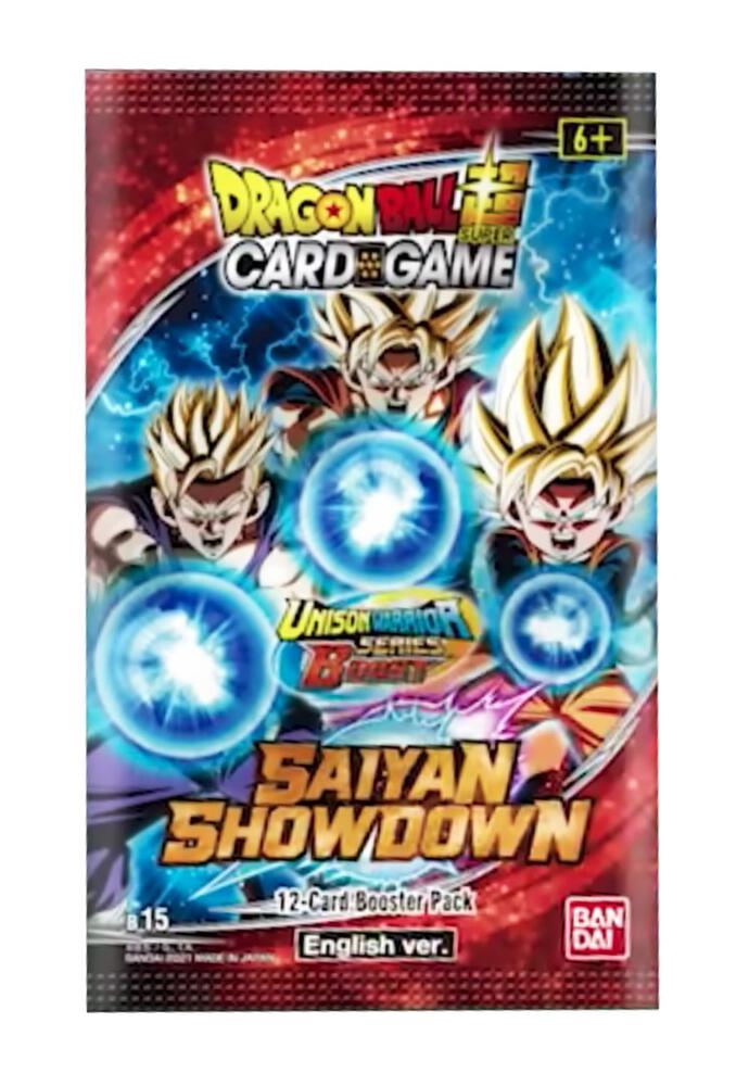 Saiyan Showdown Booster Pack card from Saiyan Showdown