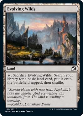 Evolving Wilds 261 card from Innistrad: Midnight Hunt