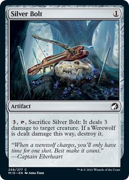 Silver Bolt 258 card from Innistrad: Midnight Hunt