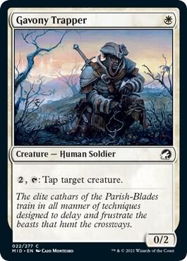 Gavony Trapper 22 card from Innistrad: Midnight Hunt