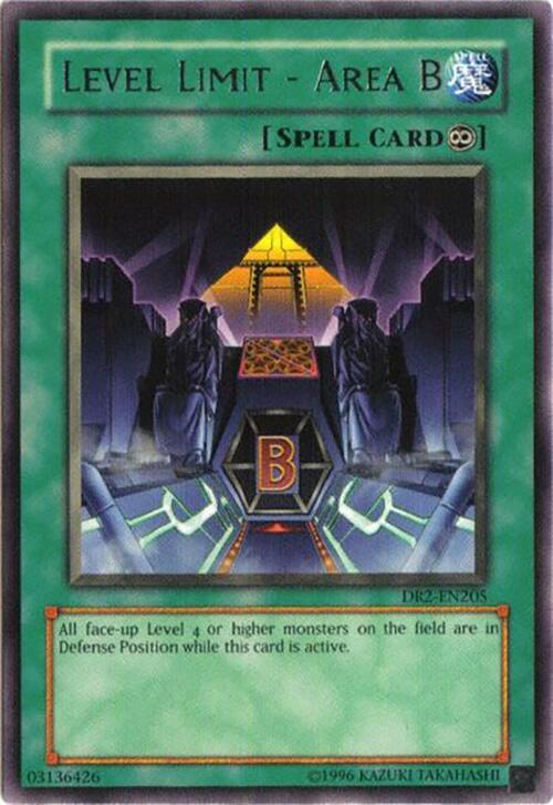 Level Limit - Area B DR2-EN205 card from Dark Revelation Volume 2
