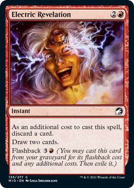Electric Revelation 135 card from Innistrad: Midnight Hunt