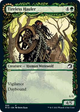 Tireless Hauler (Showcase) 305 card from Innistrad: Midnight Hunt