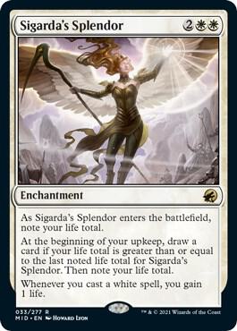 Sigarda's Splendor 33 card from Innistrad: Midnight Hunt