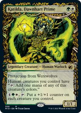 Katilda, Dawnhart Prime (Showcase) 309 card from Innistrad: Midnight Hunt