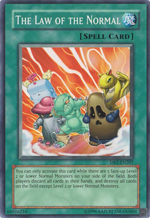 The Law of the Normal DR2-EN207 card from Dark Revelation Volume 2