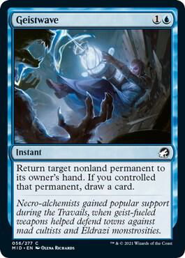 Geistwave 56 card from Innistrad: Midnight Hunt