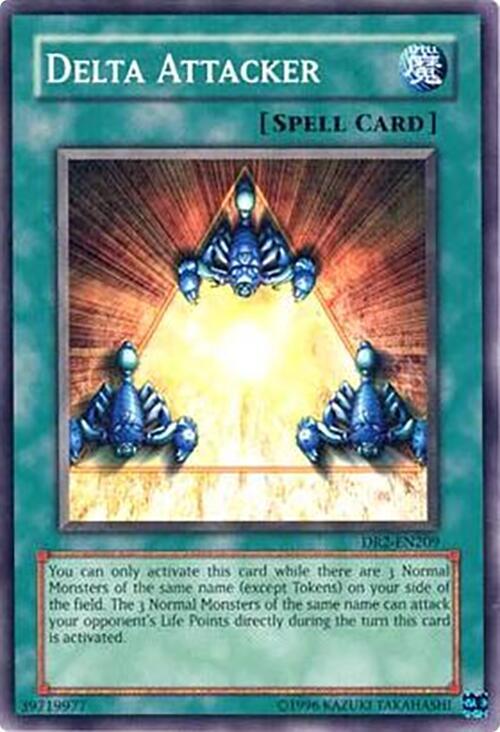 Delta Attacker DR2-EN209 card from Dark Revelation Volume 2