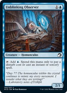 Unblinking Observer 82 card from Innistrad: Midnight Hunt