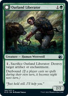 Outland Liberator 190 card from Innistrad: Midnight Hunt