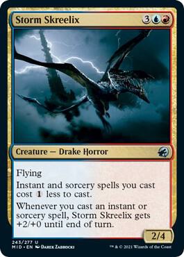 Storm Skreelix 243 card from Innistrad: Midnight Hunt